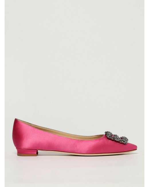 Manolo Blahnik Pink Shoes