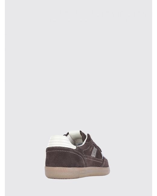 Alohas Brown Tb.490 Color-Block Leather And Suede Sneakers