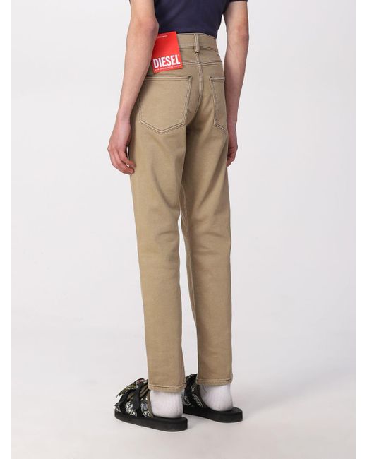 DIESEL Cropped Jeans In Cotton Denim 