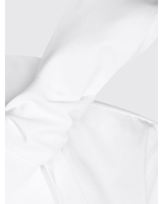 Saint Laurent White Cotton Poplin Shirt