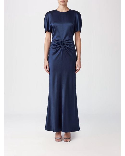 Victoria Beckham Blue Dress
