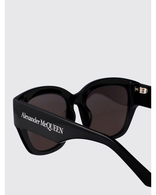 McQueen White Am0451Sa Acetate Sunglasses