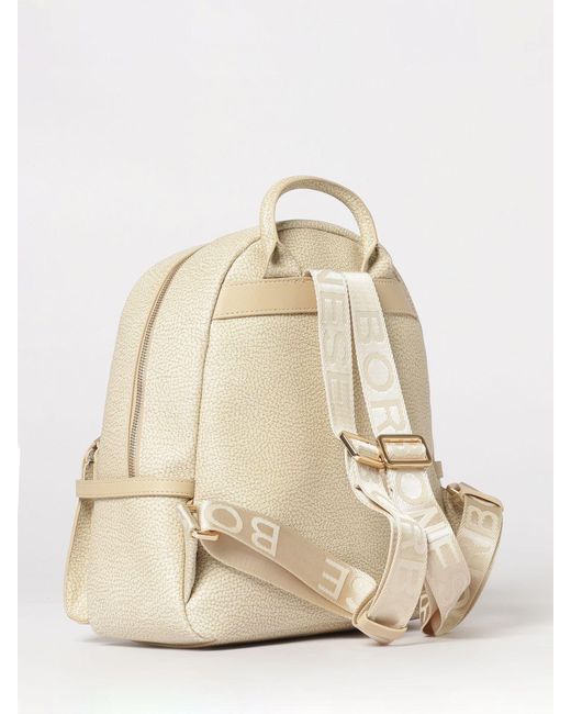 Borbonese Natural Gemini Medium Bag