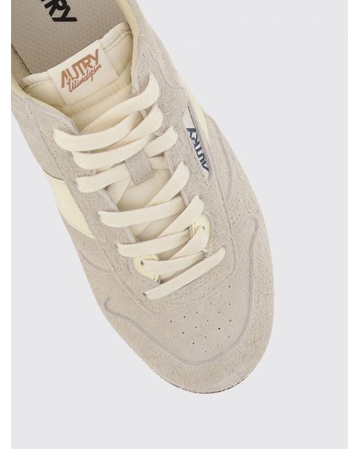 Autry White Windspin Suede Sneakers for men