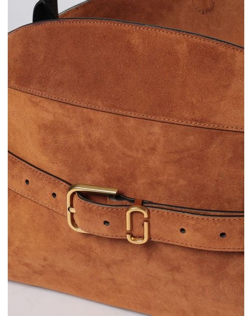 Marc Jacobs Brown The Dakota Suede Satchel Bag