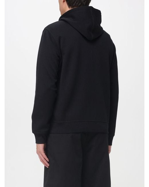 Brunello Cucinelli Blue Cashmere And Silk Zip Sweatshirt for men