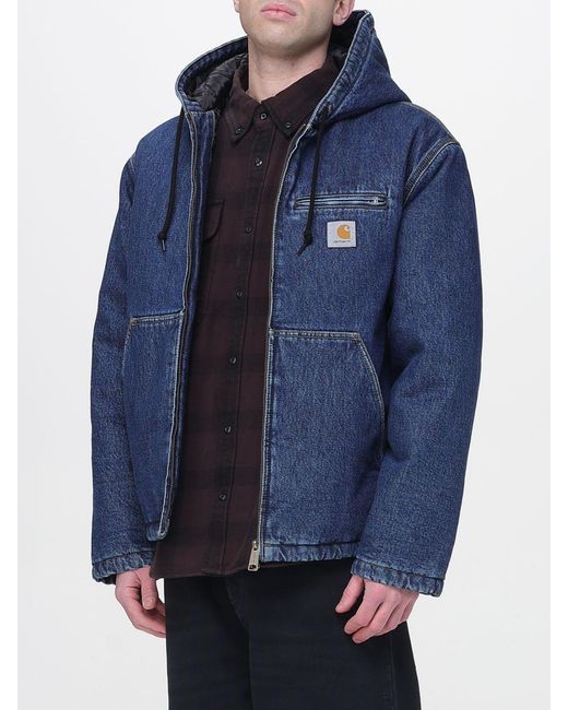 Carhartt Blue Cleveland Denim Jacket for men