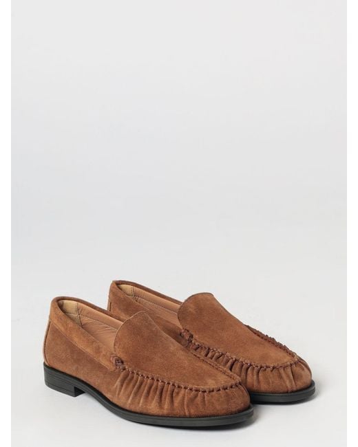 Boss Brown Suede Loafers