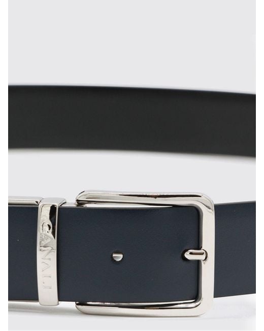 Canali White Classic Belt for men