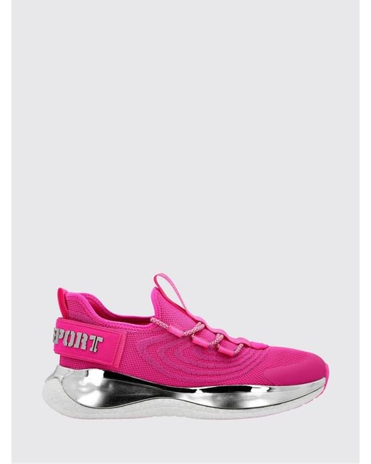 Philipp Plein Pink Runner Low-Top Sneakers for men