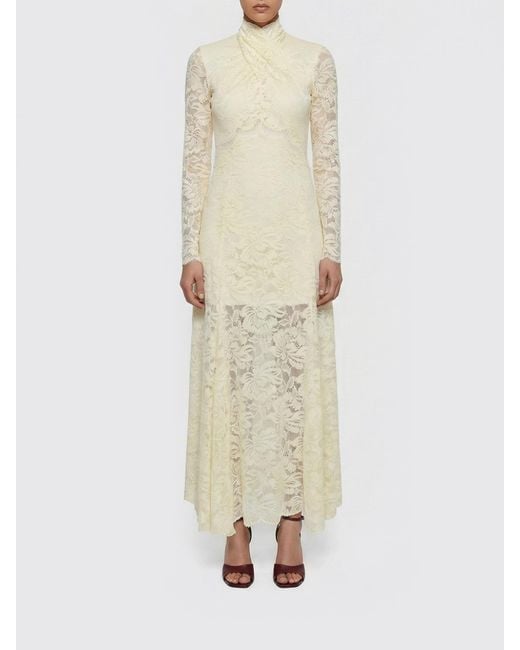 Rabanne Natural Lace Long Dress