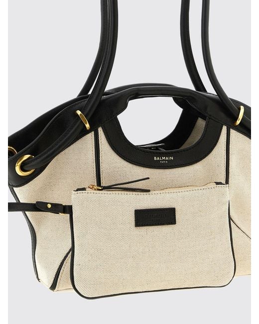 Balmain Natural Shoulder Bag
