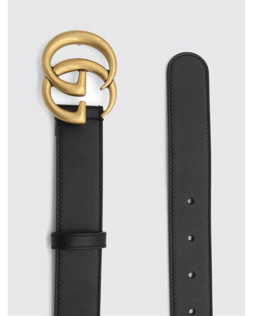 Cintura Gg Marmont di Gucci in White da Uomo