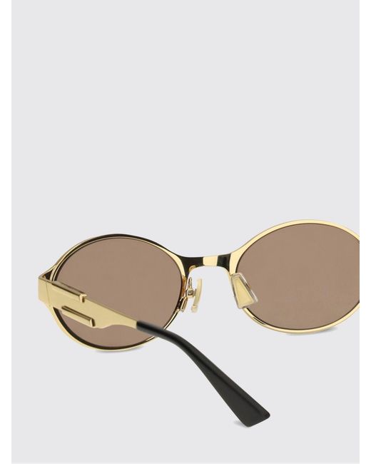 Bottega Veneta Metallic Dash Metal Sunglasses