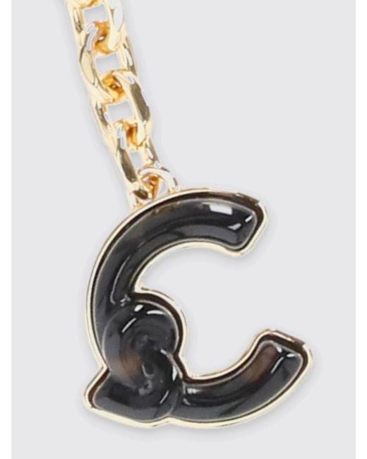 Coccinelle White C-Me Keychain