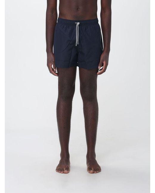 EA7 Blue Polyester Swimsuit for men