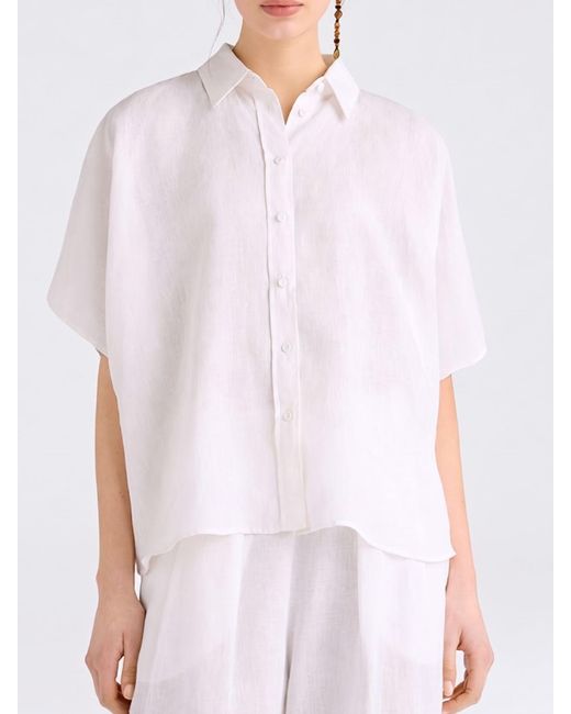 Momoní White MomonÌ Linen Shirt