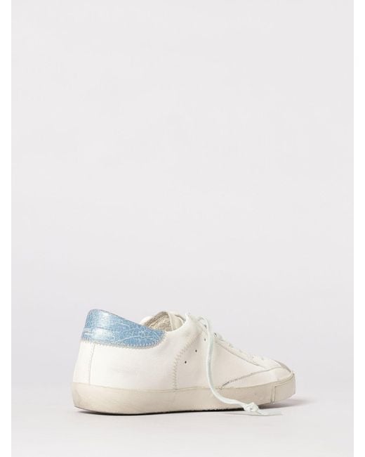 Philippe Model White Prsx Suede Sneakers for men