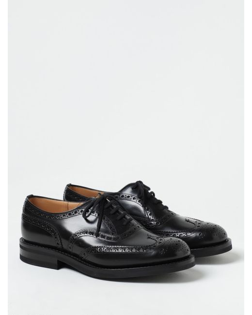 Church's Black Brogue Shoes for men