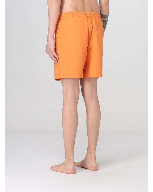 Carhartt Orange Chase Swim Trunks Quickdrying for men