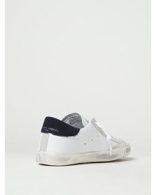 Philippe Model White Trainers for men