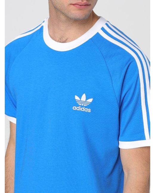 Adidas Originals Blue T-shirt for men