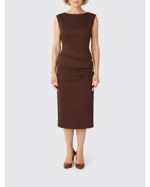 Pinko Brown Alissa Midi Dress