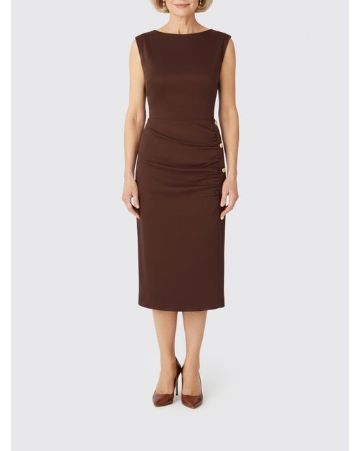 Pinko Brown Alissa Midi Dress