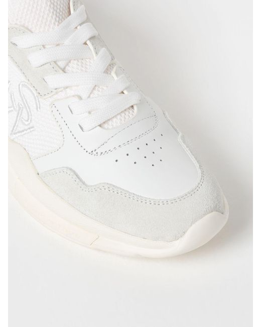 Sneakers in mesh e pelle di Stuart Weitzman in White