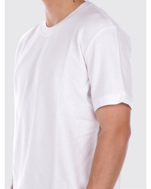 Fay White Basic Cotton T-Shirt for men