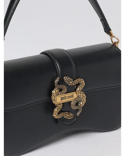 Just Cavalli Black Synthetic Leather Bag