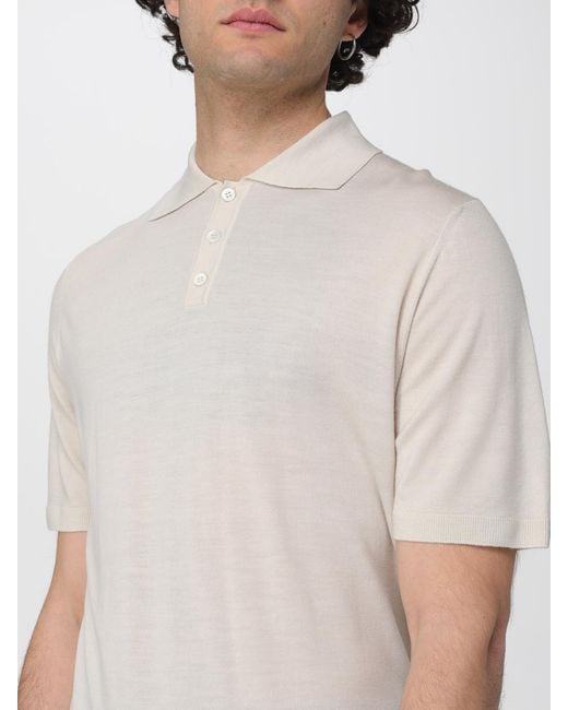 Barena Gray Wool Polo Shirt for men