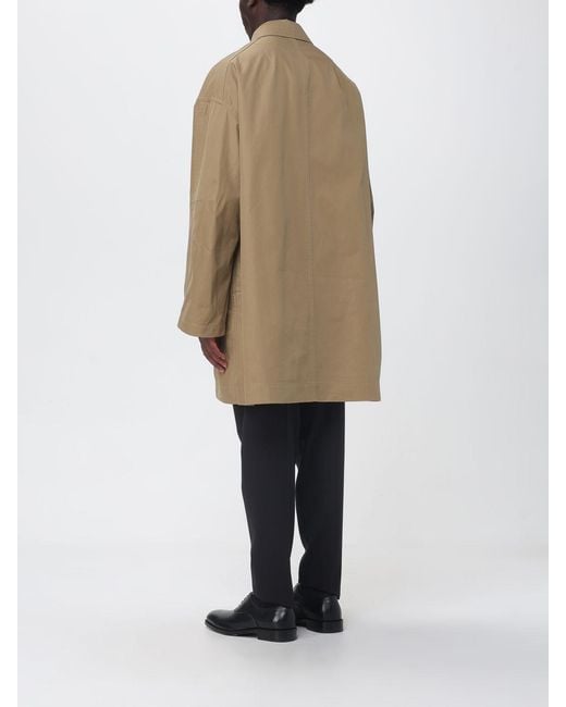 Dries Van Noten Natural Cotton Raincoat for men