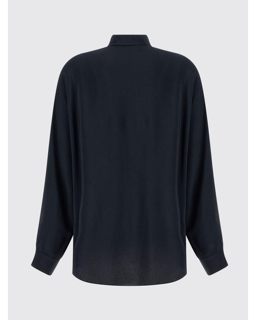 Fabiana Filippi Blue Silk Blend Shirt