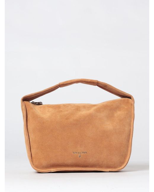 Patrizia Pepe Brown Suede Bag