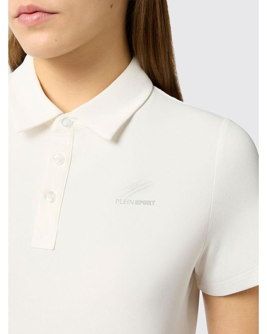 Philipp Plein White Polo Shirt