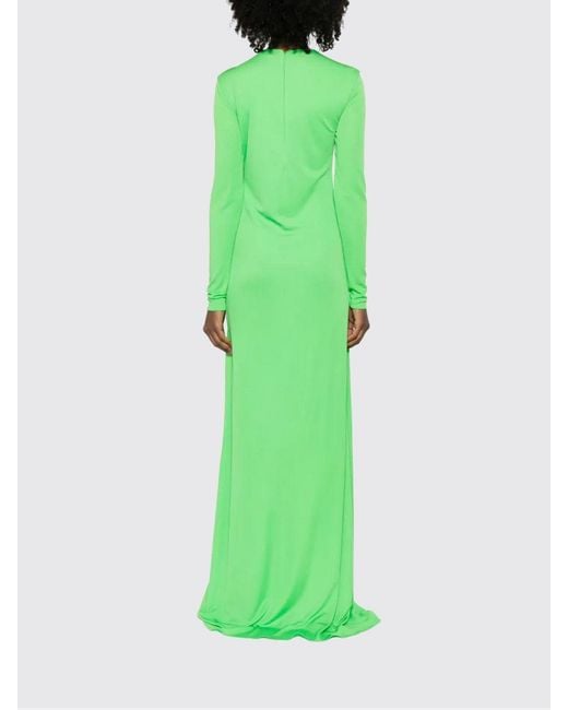 Tom Ford Green Long Viscose Jersey Evening Dress
