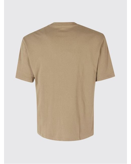 Blauer Natural Cotton T-Shirt With Logo for men