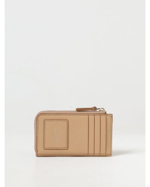 Marc Jacobs Natural The Wallet Grained Leather Wallet