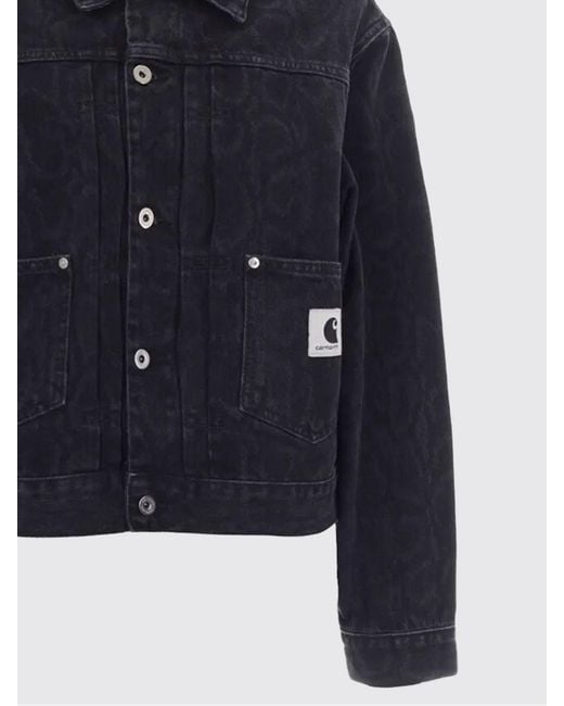Carhartt Black Cotton Denim Jacket