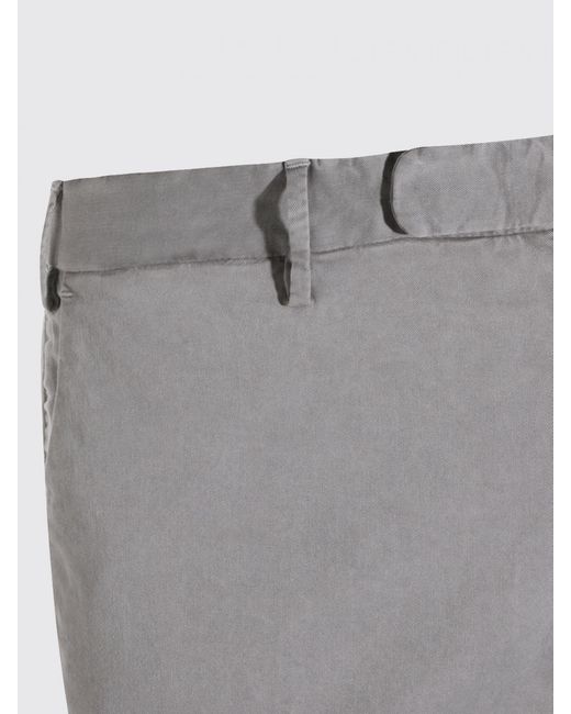 Incotex Blue Cotton Trousers for men