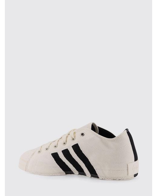 Y-3 White Nizza Lo Sneakers for men