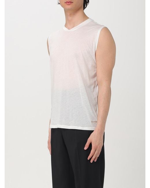 Our Legacy White Cotton Tank Top for men
