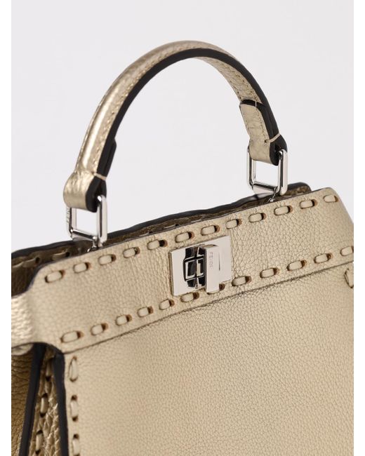 Fendi Natural Handtasche Damen