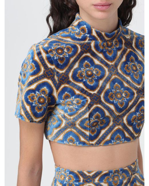 Etro Blue Top Damen