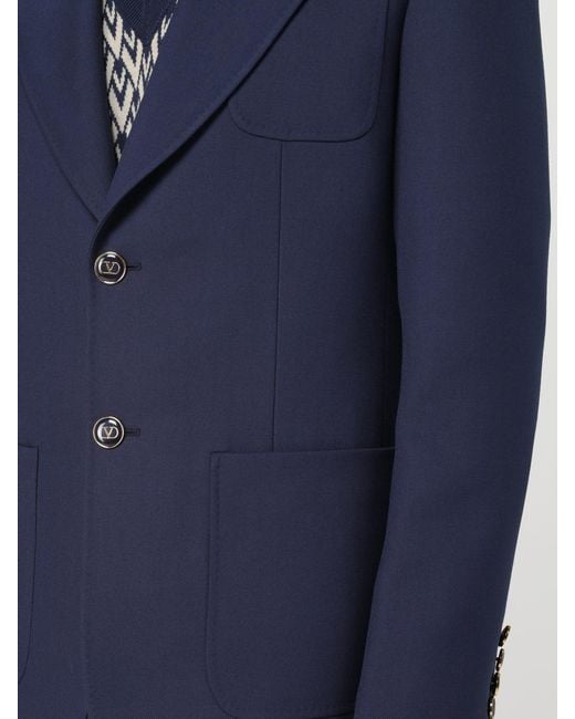 Valentino Blue Blazer for men