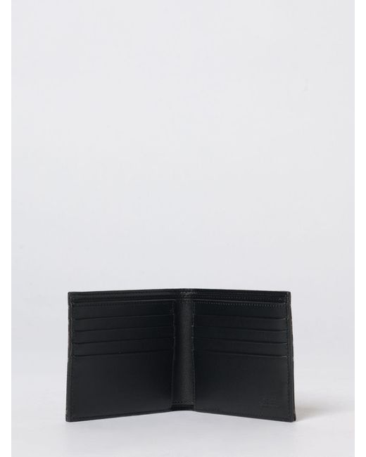 Fendi Gray Ff Jacquard Canvas Wallet for men