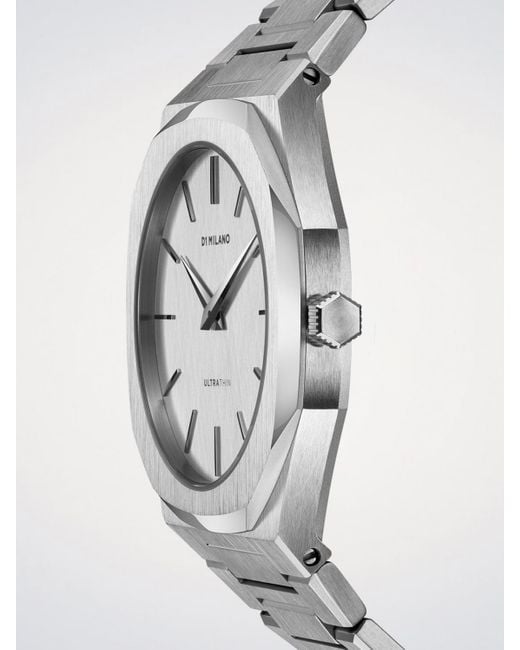 D1 Milano Gray Ultra Thin Watch for men