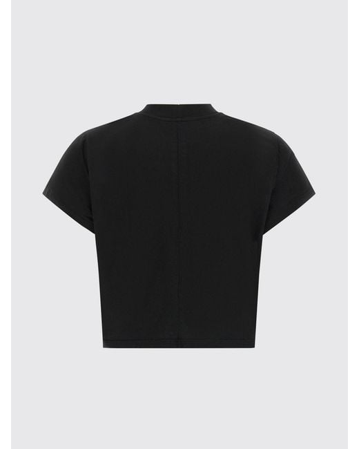 Rick Owens Black Cotton T-Shirts