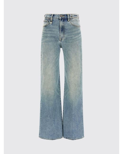 R13 Blue Denim Palazzo Jeans